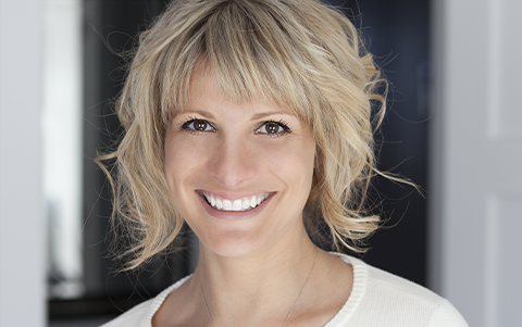 woman smiling